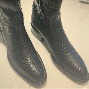 Lucchese Classic handmade lizard skin cowboy boots